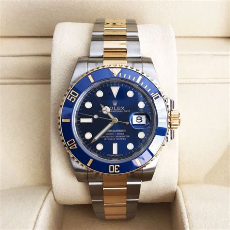 rolex m116613lb|Rolex submariner 116613 40mm blue.